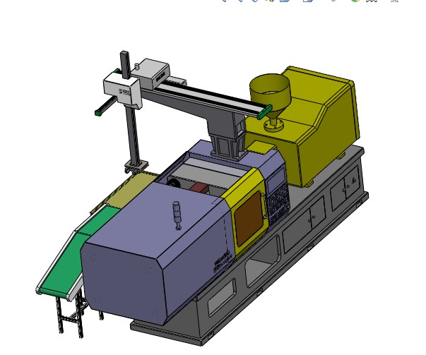 注塑机成型成型机机械手3dh250机械设计参考资料设计素材设计素材