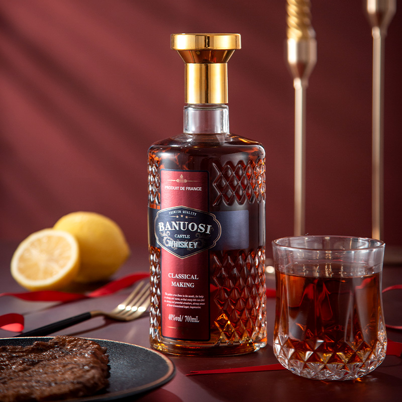 威士忌洋酒套装法国进口送礼高档礼盒盒装40度威士忌