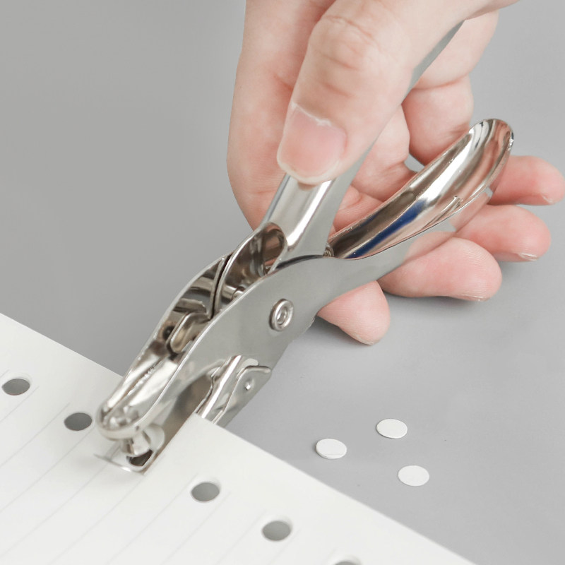 打孔机圆孔打洞打孔活页装订文件打眼手动打孔器打孔机