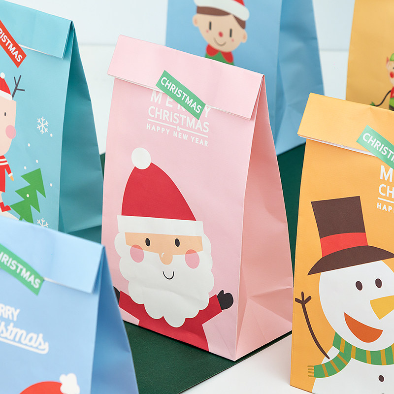 圣诞可爱卡通礼品袋糖果零食包装袋儿童礼物手提袋礼品袋