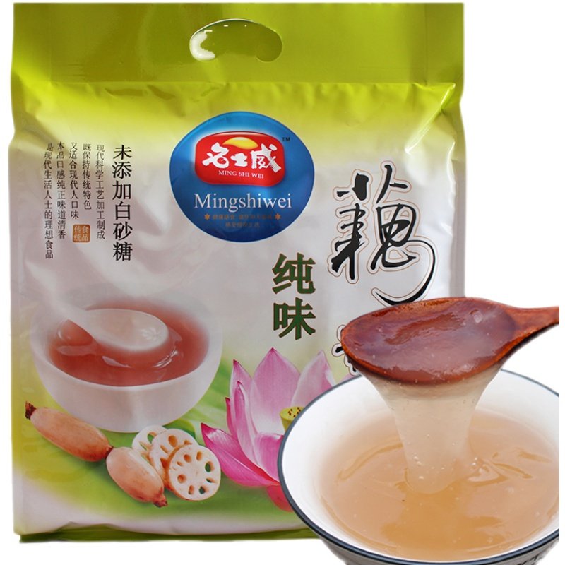 藕粉名士威速纯味无糖无添加天然正宗袋装早餐藕粉