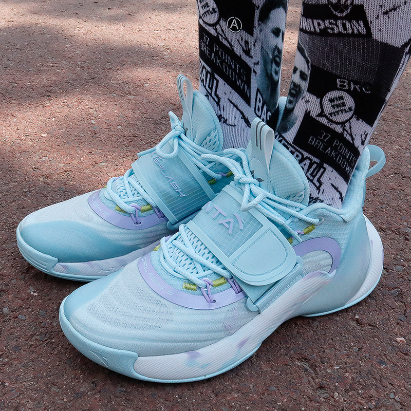 安踏水花3代低帮kt篮球球鞋2021新款汤普森篮球鞋