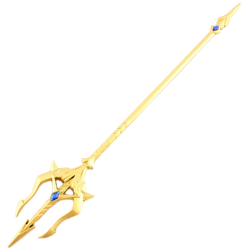 海神霸王枪道具cos玩具发泡pu一米三叉戟营蓝cosplay配件