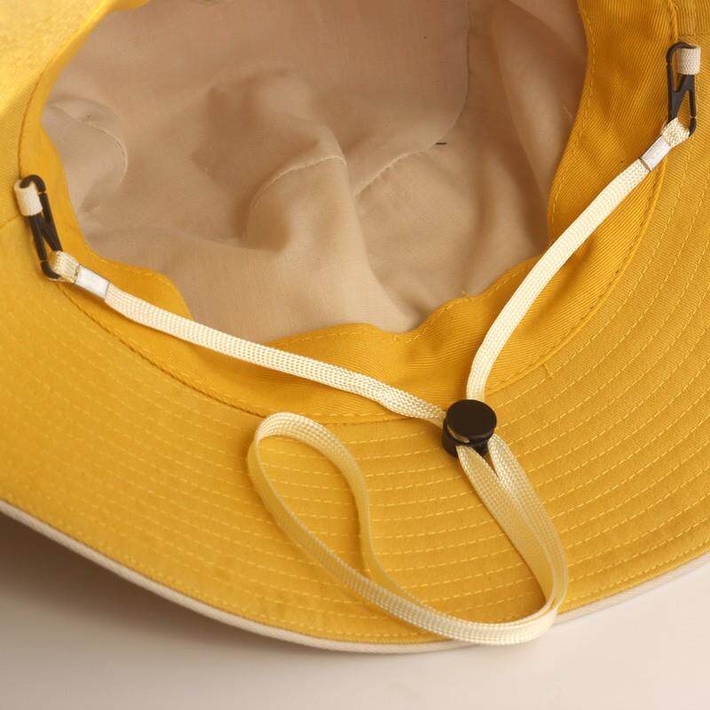 防风帽子专用草帽渔夫遮阳帽可拆卸固定uvcut风帽其他配件