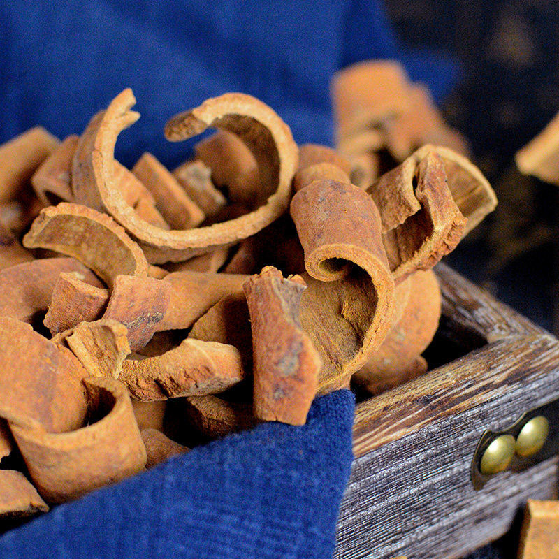 去皮肉桂500克正品刮皮皮肉桂香烟桂桂皮炖菜花椒