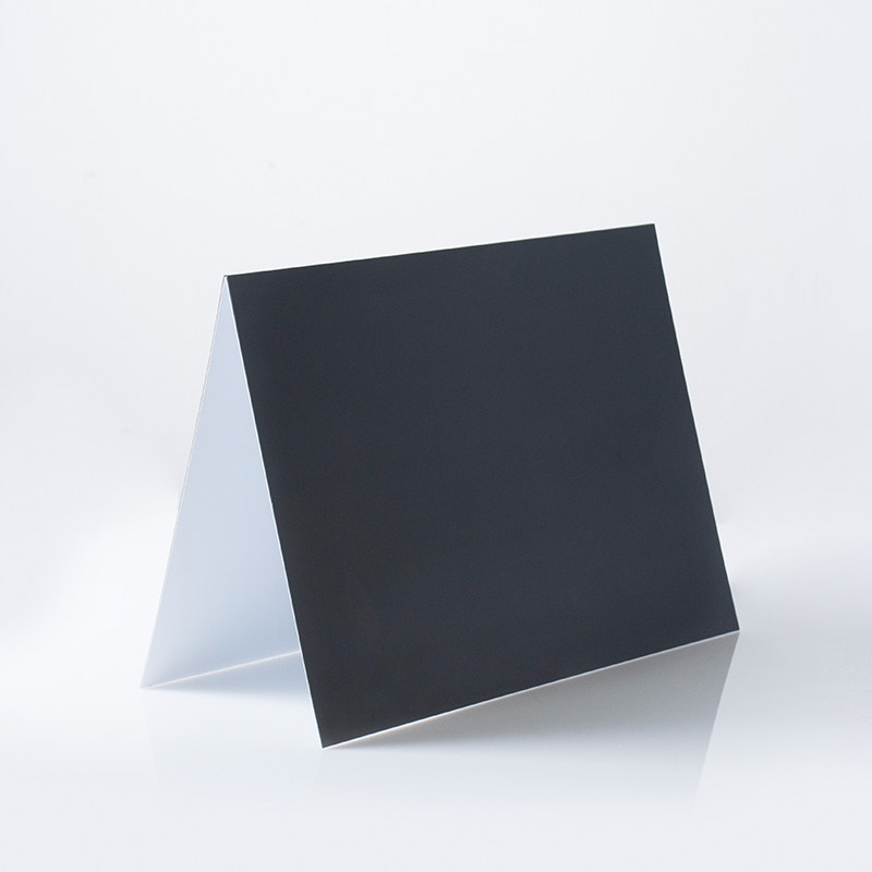 a4便携摄影反光板小型挡光板桌面遮光板防水补光勾边黑色白色两面