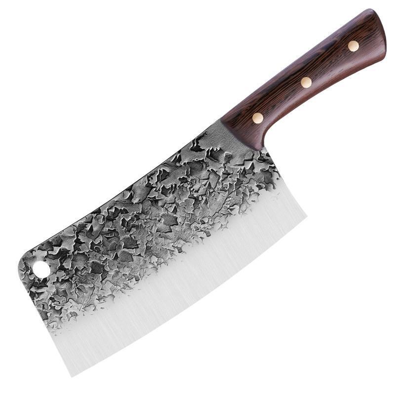 龙泉手工锻打菜刀超快锋利家用钨钢锰钢钢刀菜刀