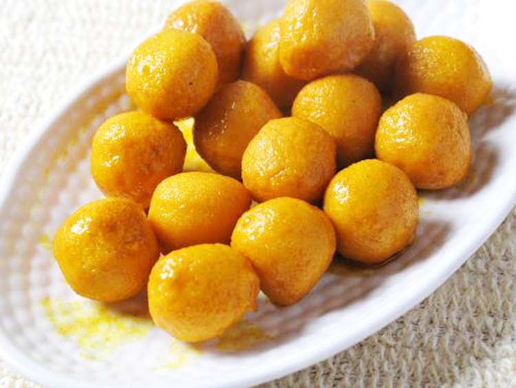 香港仔四海鱼蛋炸大粒不带酱散装卖按18粒份火锅鱼丸子烧烤约半斤