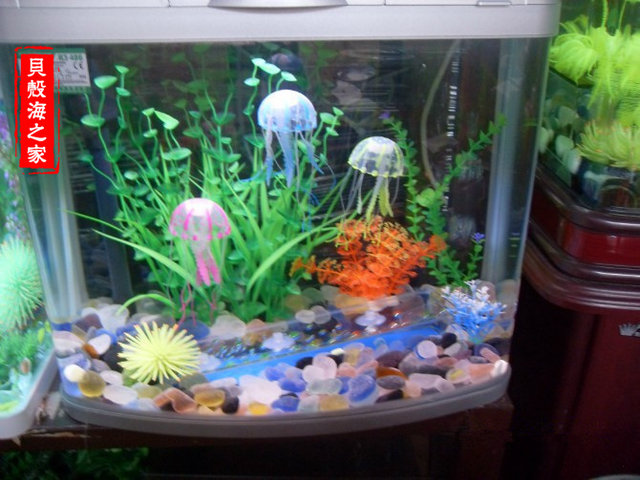 The new simulation fake jellyfish jellyfish aquarium landscaping aquarium decoration creative software emulation silicone fluorescent jellyfish The new simulation fake jellyfish jellyfish aquarium landscaping aquarium decoration creative software emulation silicone fluorescent jellyfish