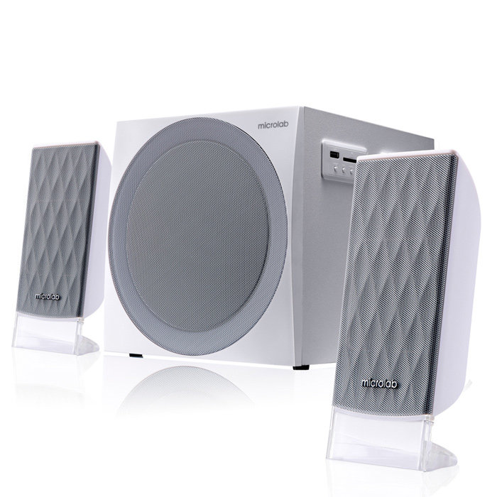 microlab麦博m300bt多媒体音响低音炮台式电脑蓝牙插卡音箱电脑多媒体