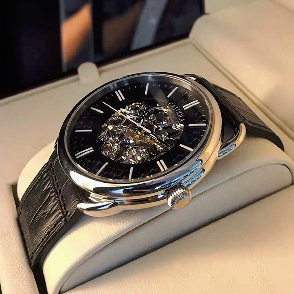 卡罗莱男表全自动机械表手表男品牌正品防水新款镂空男士潮流十大