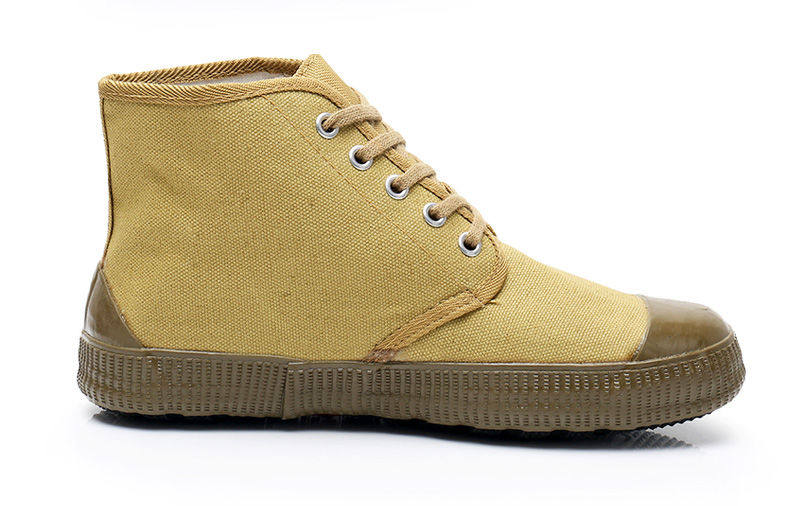 电工工地球鞋黄球鞋农民工干活布鞋高帮帆透气防滑帆布鞋