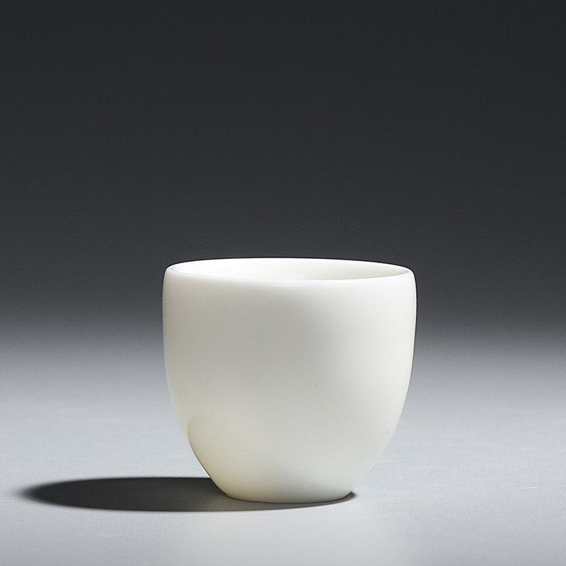 猪油白德化白瓷功夫茶杯品茗杯 单杯玉瓷手工陶瓷小茶杯 茶具杯子
