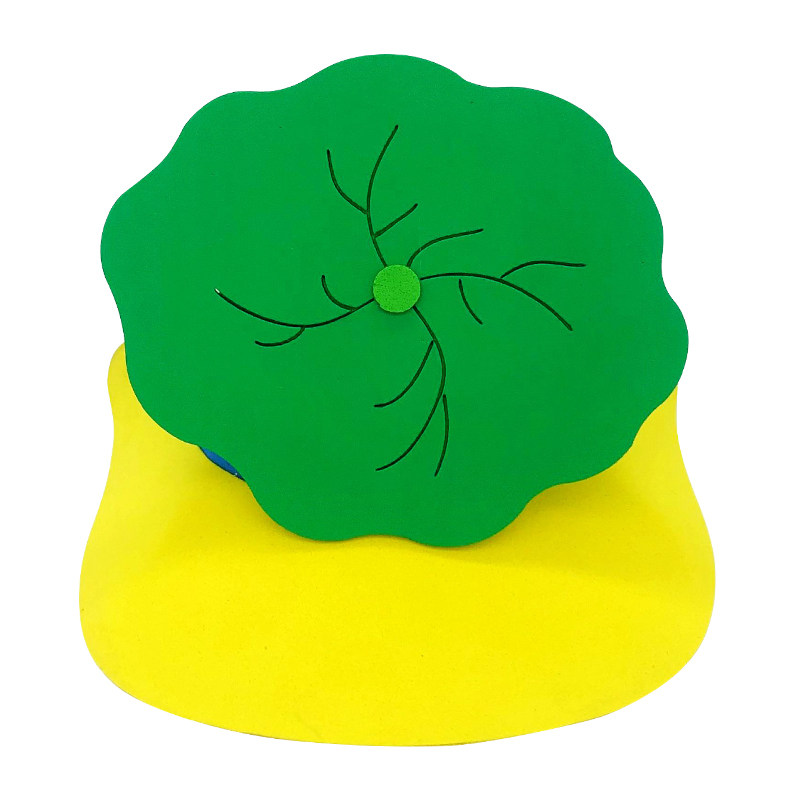 道具荷叶圆圆小水珠头饰动物小鱼蜻蜓头套幼儿园聚会装饰帽子