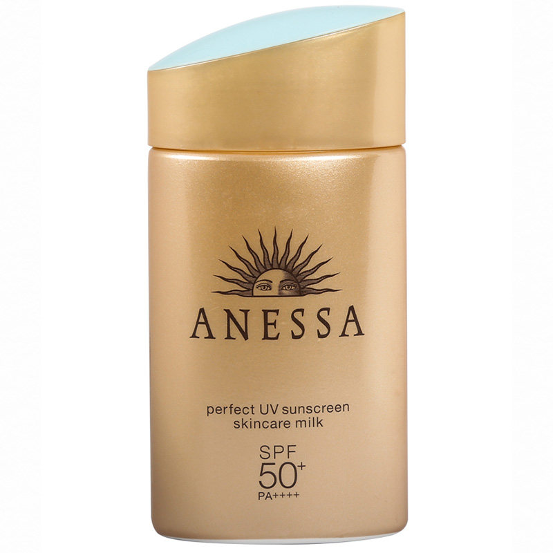 日本资生堂安耐晒防晒霜小金90m金瓶隔离防晒霜