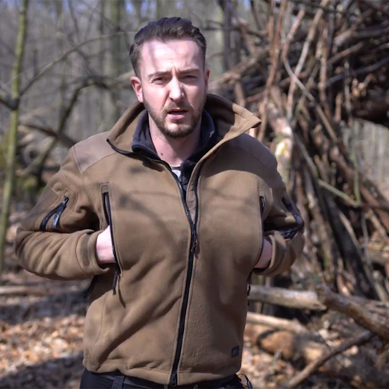 战甲正品 Helikon赫利肯解放者390克重磅抓绒衣外套男户外冲锋衣