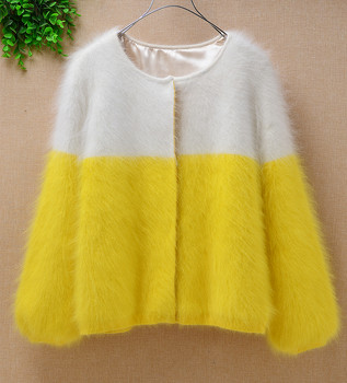 ລະດູຫນາວໃຫມ່ສັ້ນ ins ຜົມຍາວ mink velvet coat Aike ຄໍເຕົ້າໄຂ່ທີ່ເກົາຫຼີຂະຫນາດນ້ອຍວ່າງຫນາ versatile sweater ສໍາລັບແມ່ຍິງ