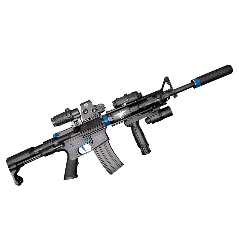 【m416改装成品】水弹改装3.0下供电动连发尼龙机匣回膛吃鸡玩具