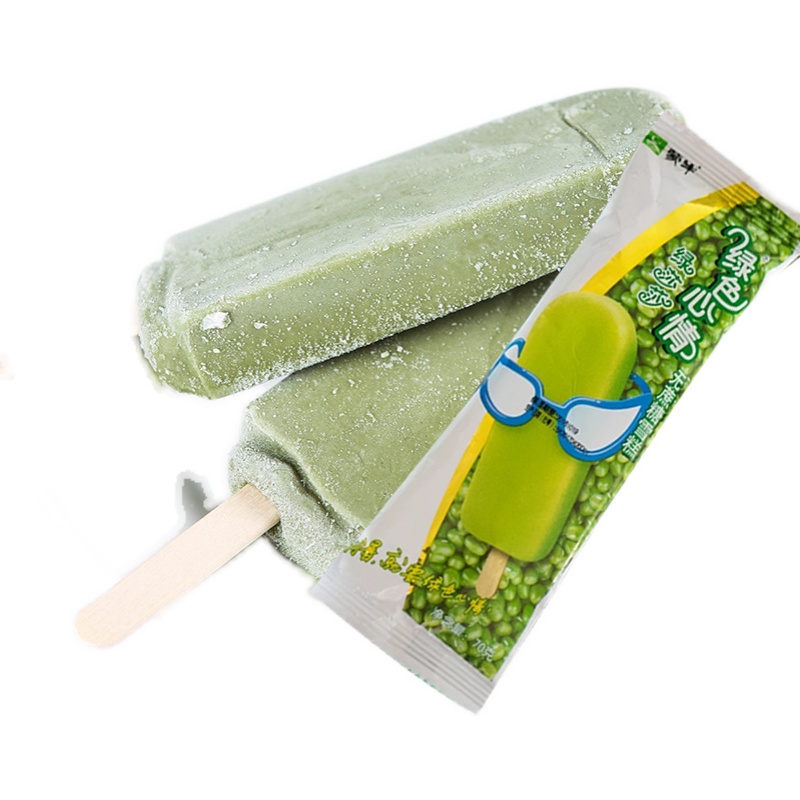 蒙牛绿色心情棒冰绿豆豆沙牛奶冰淇淋低糖雪糕木糖冰淇淋