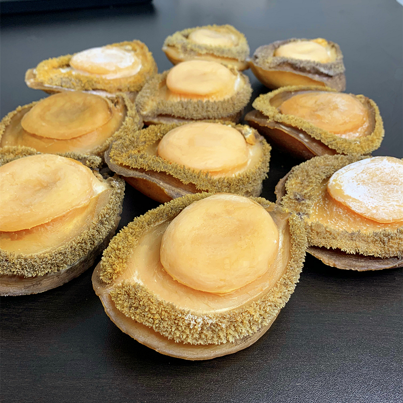 精选南非两头大干鲍溏2头鲍鱼400克一份海鲜鲍鱼