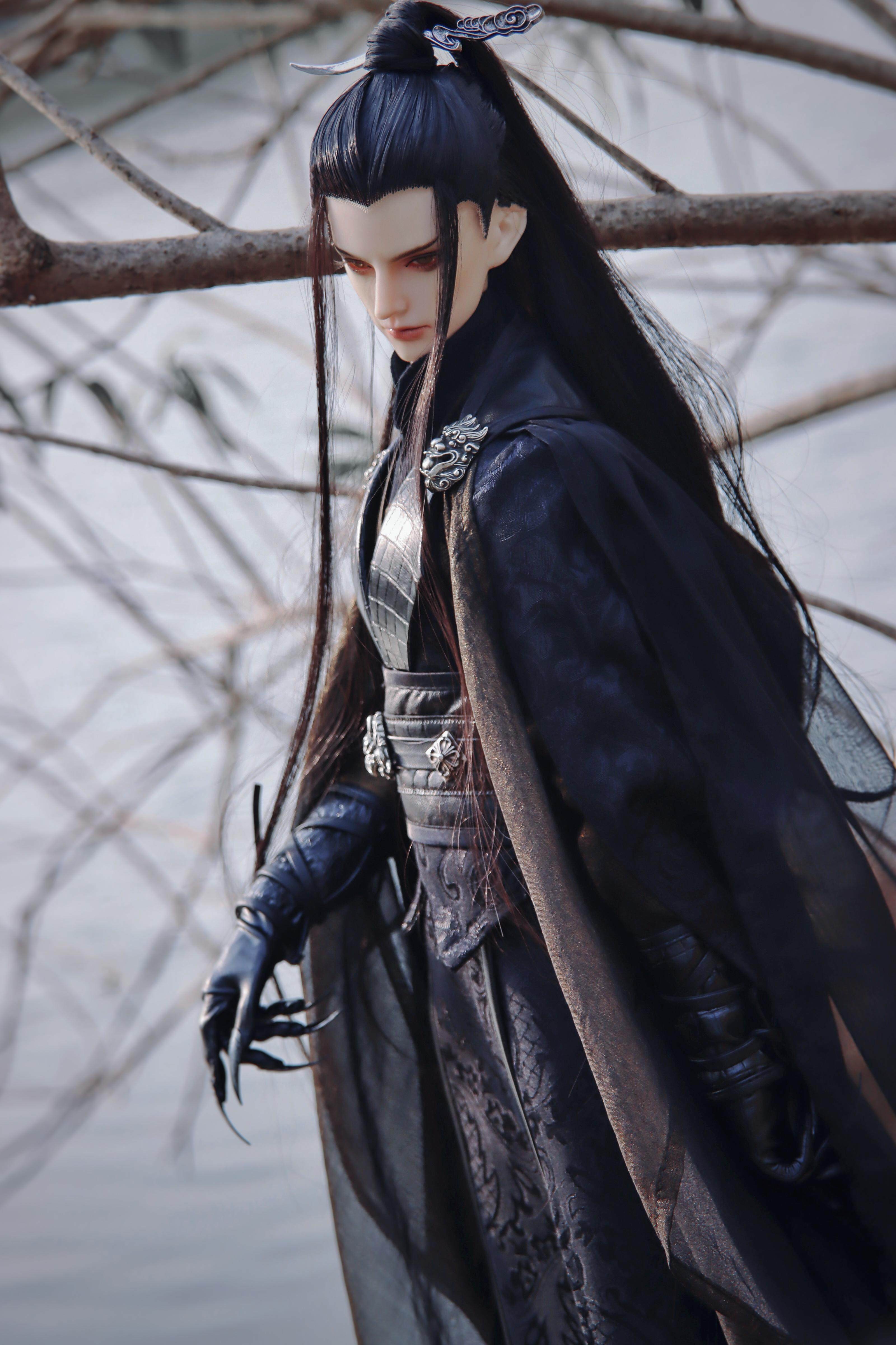 斩夜bjd古风三分古装娃衣劲叔叔武侠套装全款通bjd