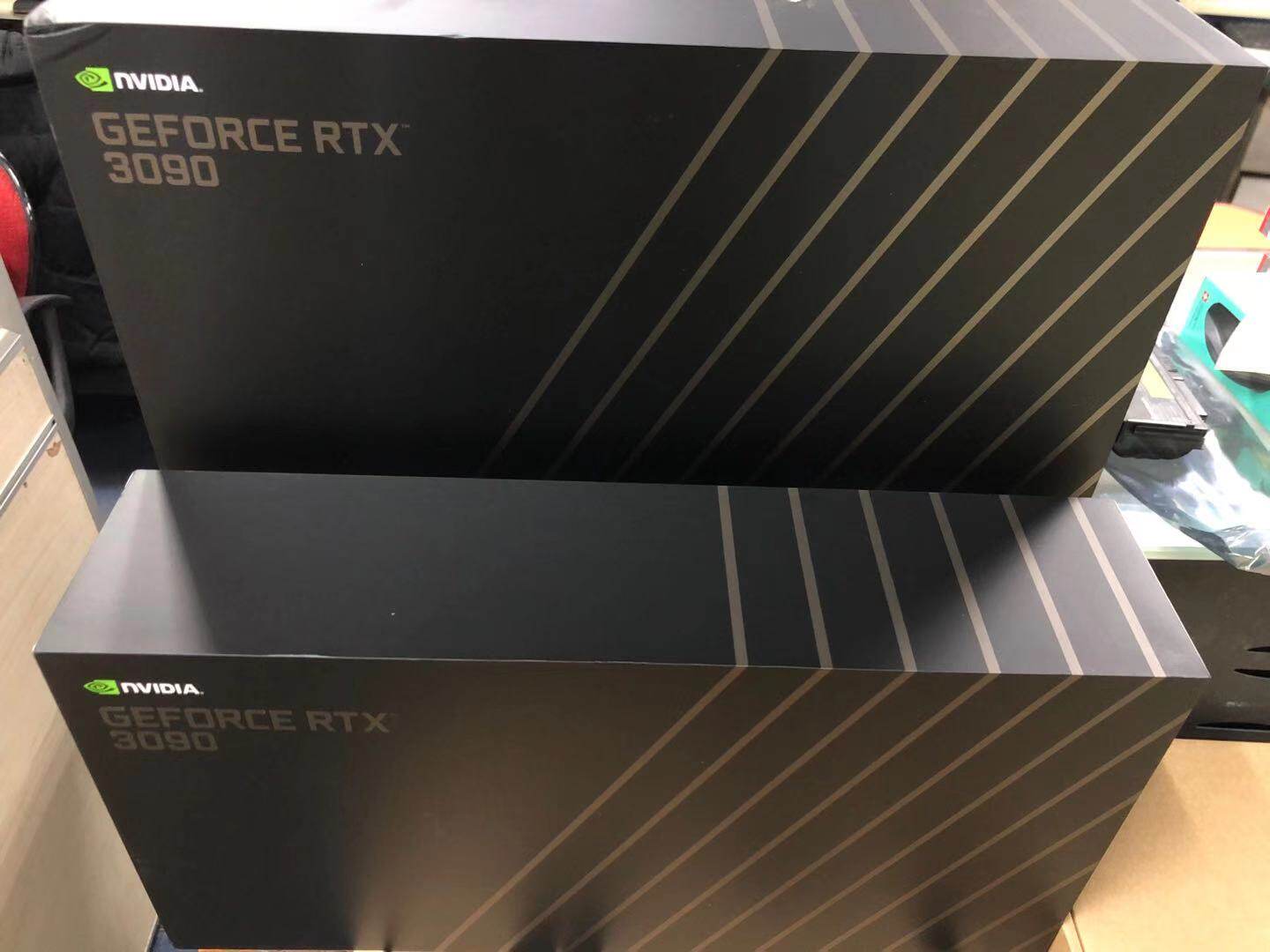 全新英伟达盒包显卡rtx3090公版显卡