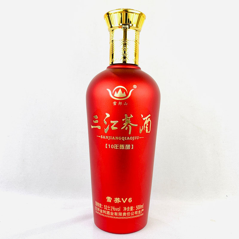 三江荞酒云南特产礼盒兰坪怒江苦荞500mlx6瓶红瓶其他酒类