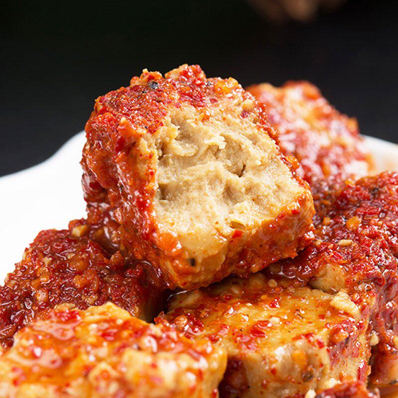 湖南特产常德津市木子李豆腐乳王210g4瓶香辣麻辣味下饭乳豆腐