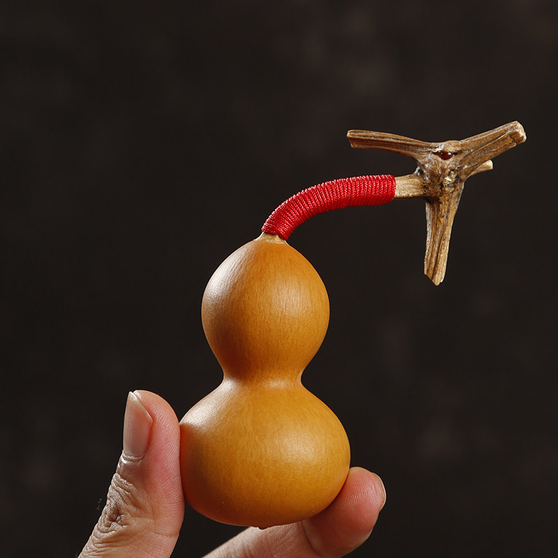画龙点睛精品龙头手捻葫芦天然把玩手撵文玩手把葫芦