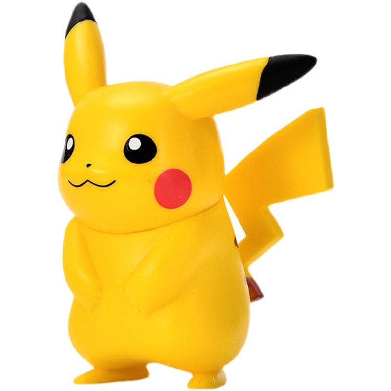 宝可梦6款宠物精灵宝贝皮卡丘手办公仔展示盒汽车载手办