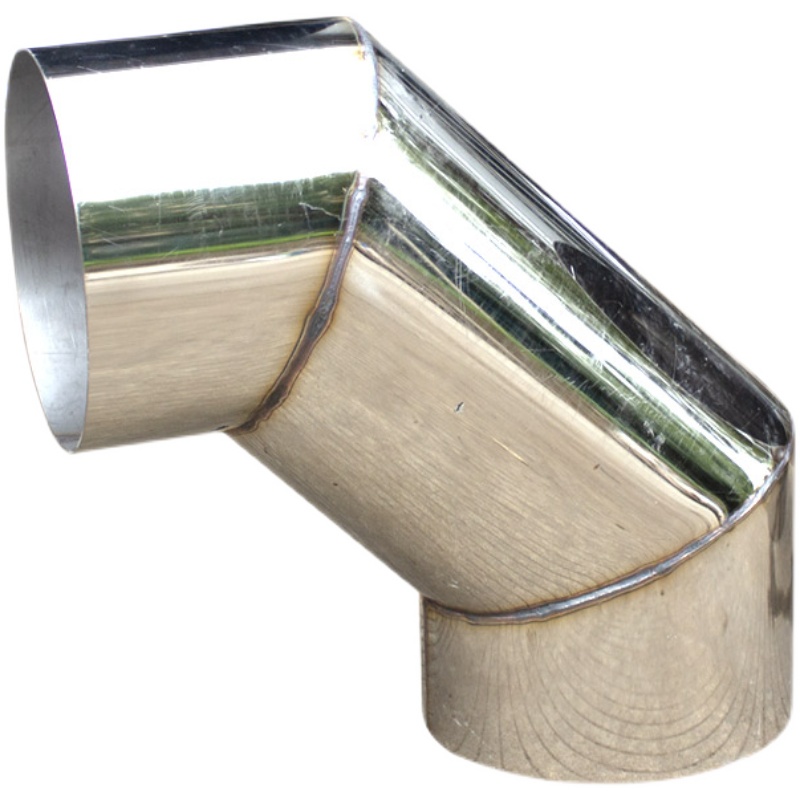 不锈钢焊接接管风管满焊管焊管废气环保防腐烟囱弯头