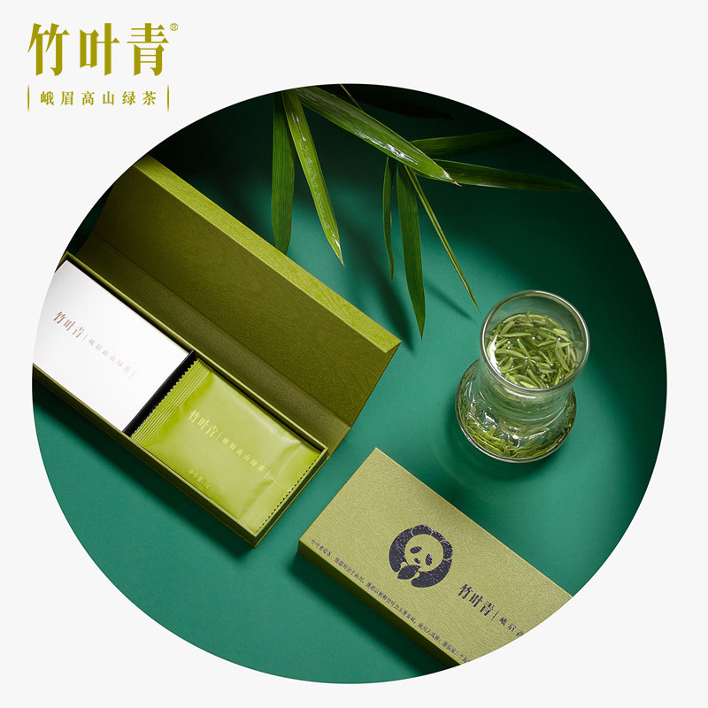 竹叶青特级20g礼盒品味绿茶茶叶高山峨眉四川峨眉山茶