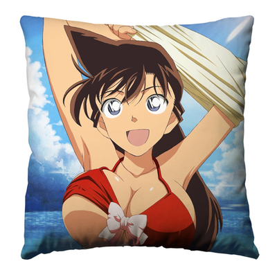 名侦探柯南抱枕毛利兰靠垫小兰枕头大波大乳大胸妹子女神动漫周边