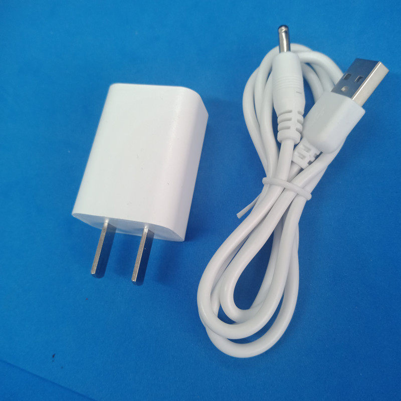 充电适用电灯泡通用圆孔电线充电器电源连接线摆摊数据线