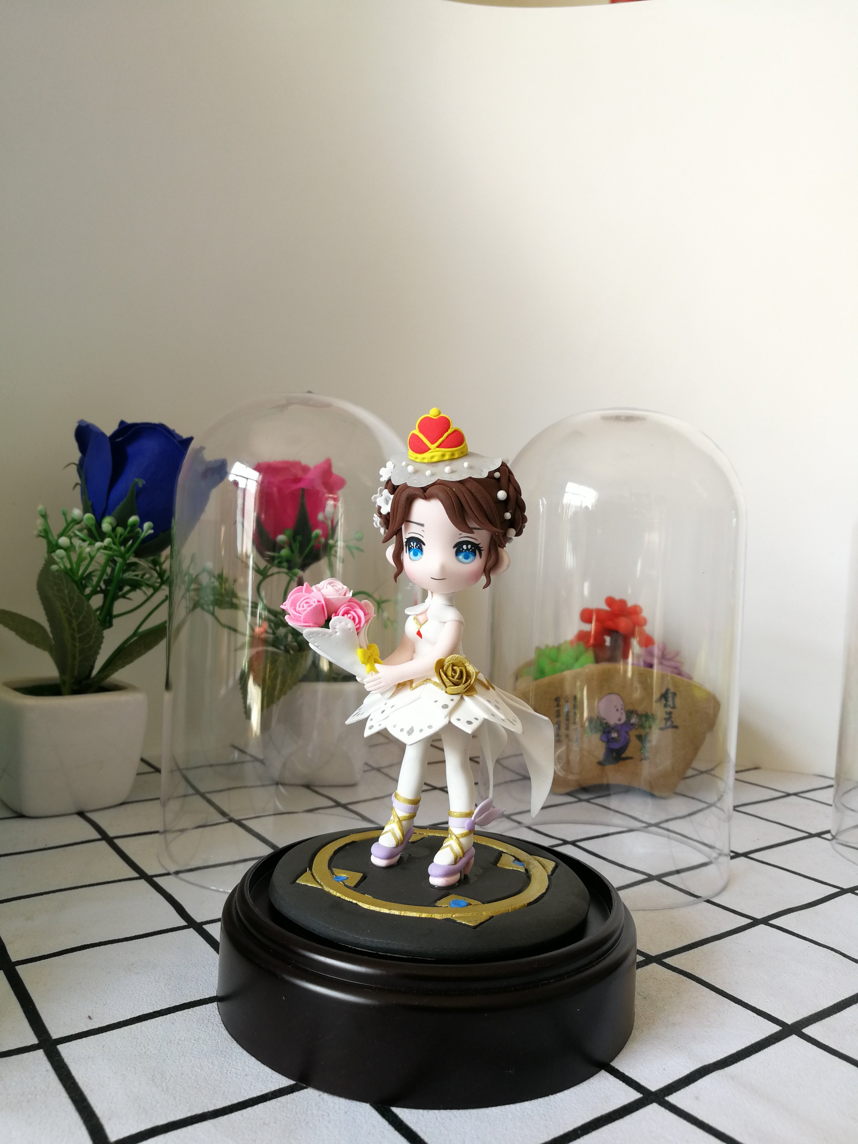 独角兽粘土模型手办人偶丁香阿桑白花纯白小乔手办