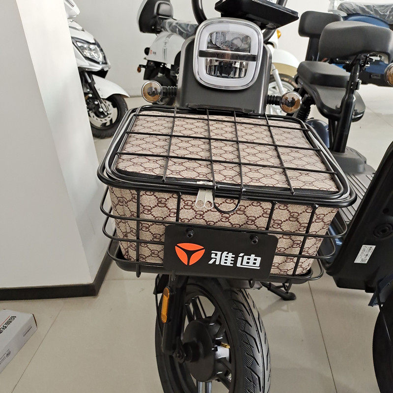 适用于雅迪迪速速威电动车车筐车篮防尘防漏防水电动车车篮