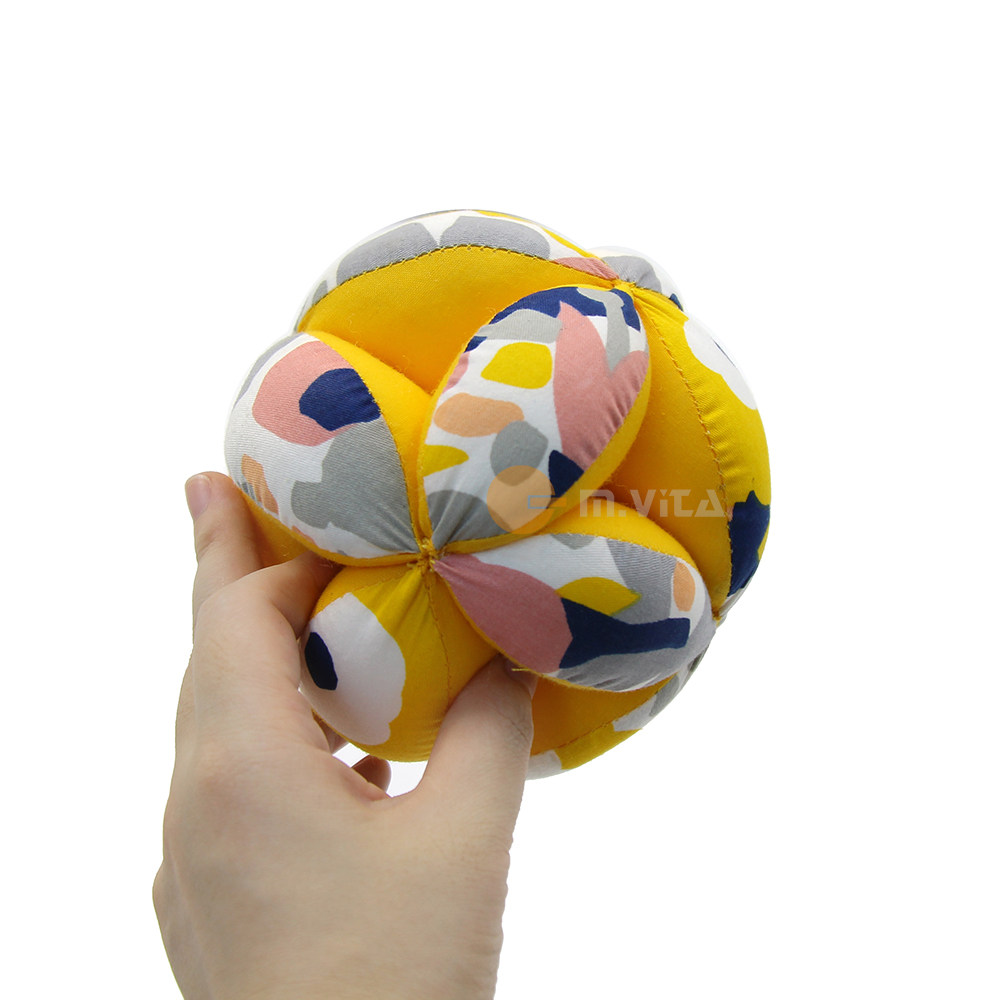 教具蒙氏蒙生教育蒙台梭利nido婴儿儿手抓球黄色其它早教玩具类