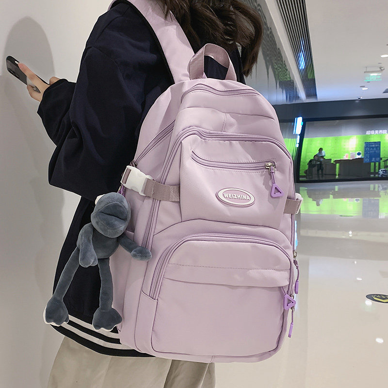 花曦大容量书包女大学生双肩包初中生小学生中学生少女高中生背包