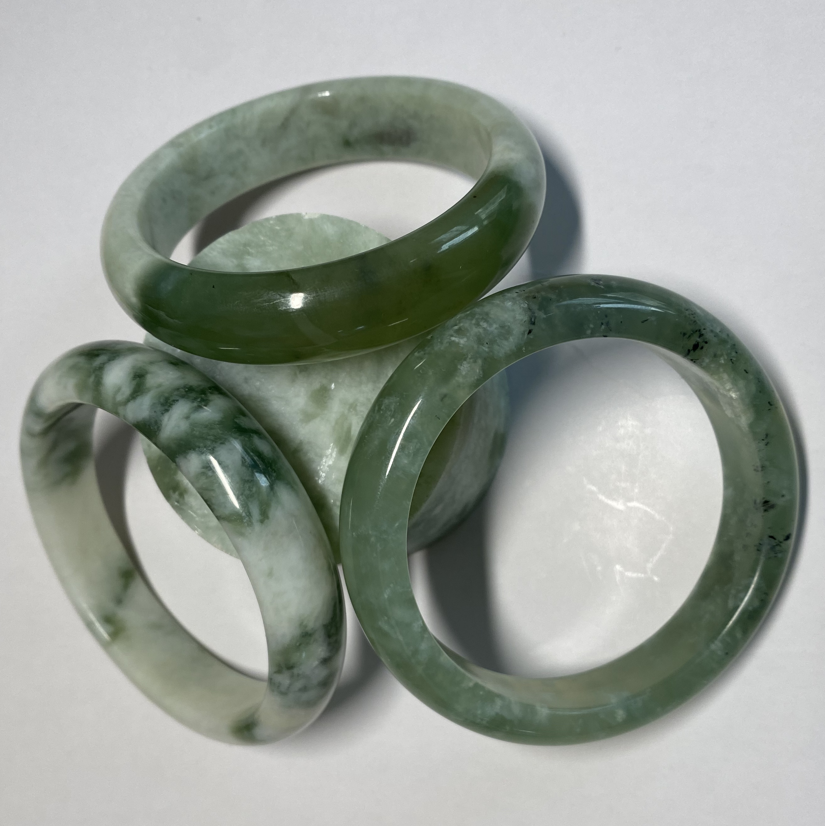 岫玉全包小口大小水草黄水草源头辽阳花玉放漏手饰