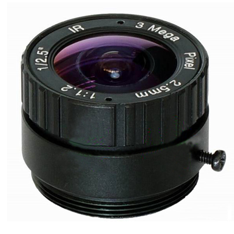 cs接口定焦25mm广角广角镜镜头300万高清像素监控器材配件