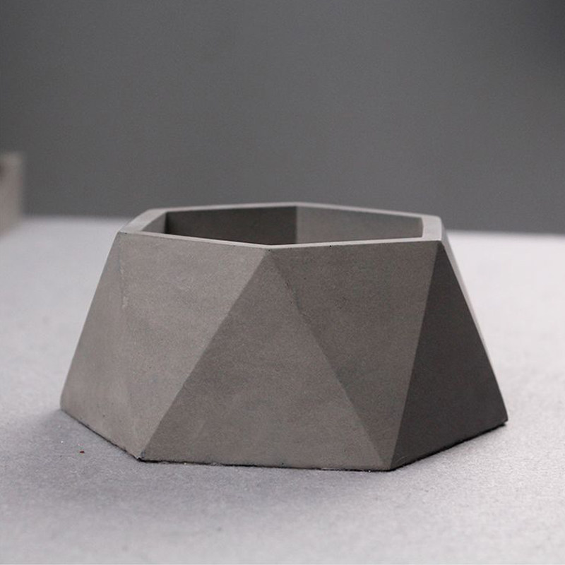 瑕疵水泥摆件清水混凝土工艺品烟灰缸笔筒花盆名片摆件