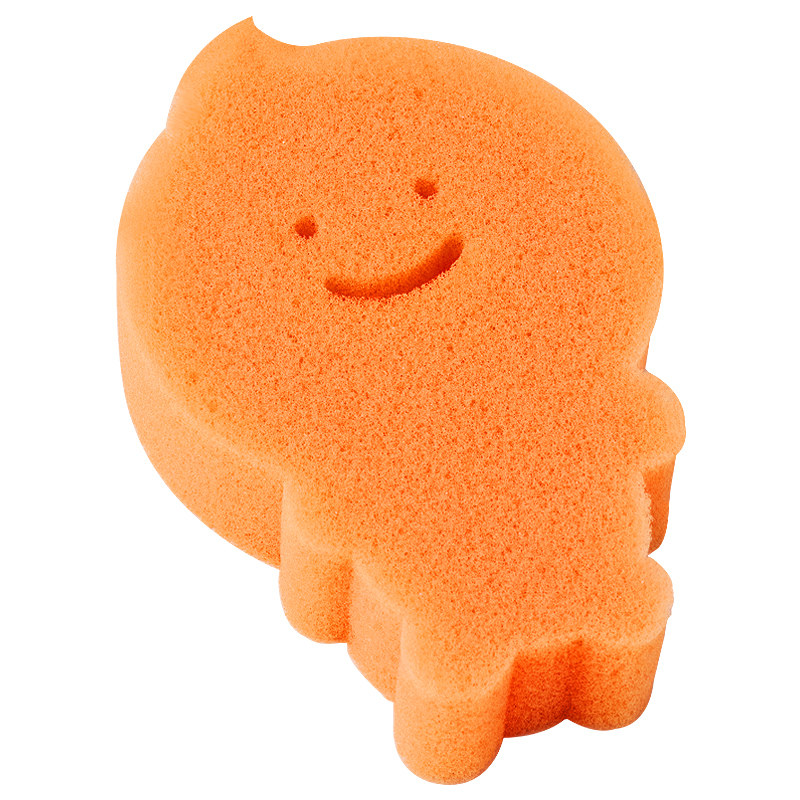 日本进口婴儿洗澡海绵儿童宝宝沐浴海绵浴球浴擦浴花搓澡洗澡神器