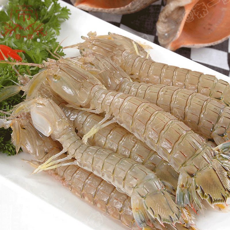 天津海鲜同城品包新品包皮皮虾虾虾琵琶爬爬大虾活虾