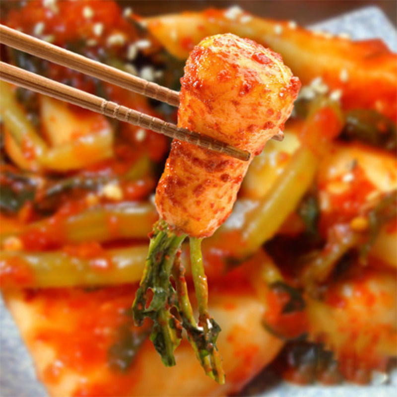 韩国泡菜延边朝鲜族传统手工腌制青年小萝卜咸菜腌制