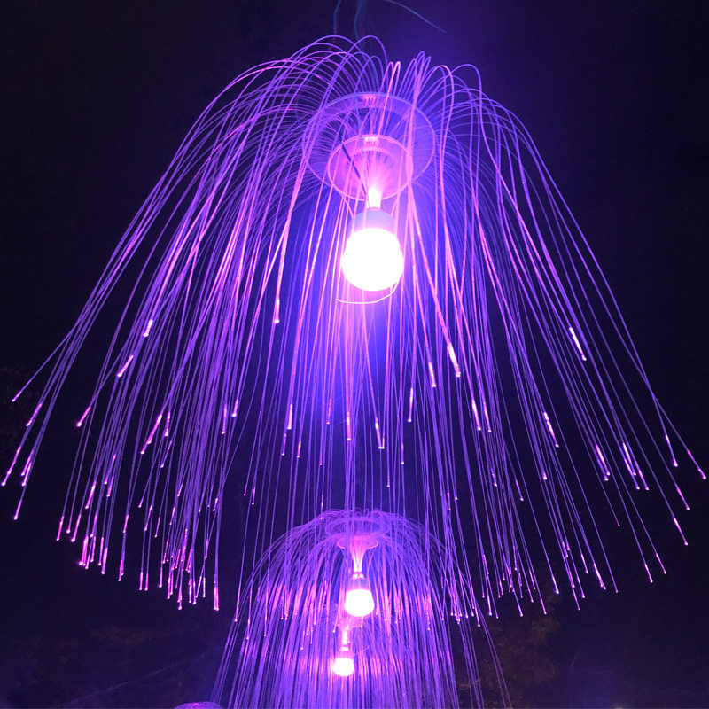 水母led光纤仿真户外观景灯装饰彩灯光亮化景观庭院灯饰