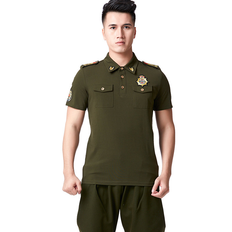 森林骑士水兵服装正品恤男长袖演出服广场舞上衣跳舞t恤