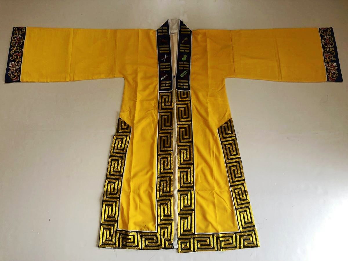 道教绣品刺绣道士服装素服八卦道袍法衣衣带刺绣