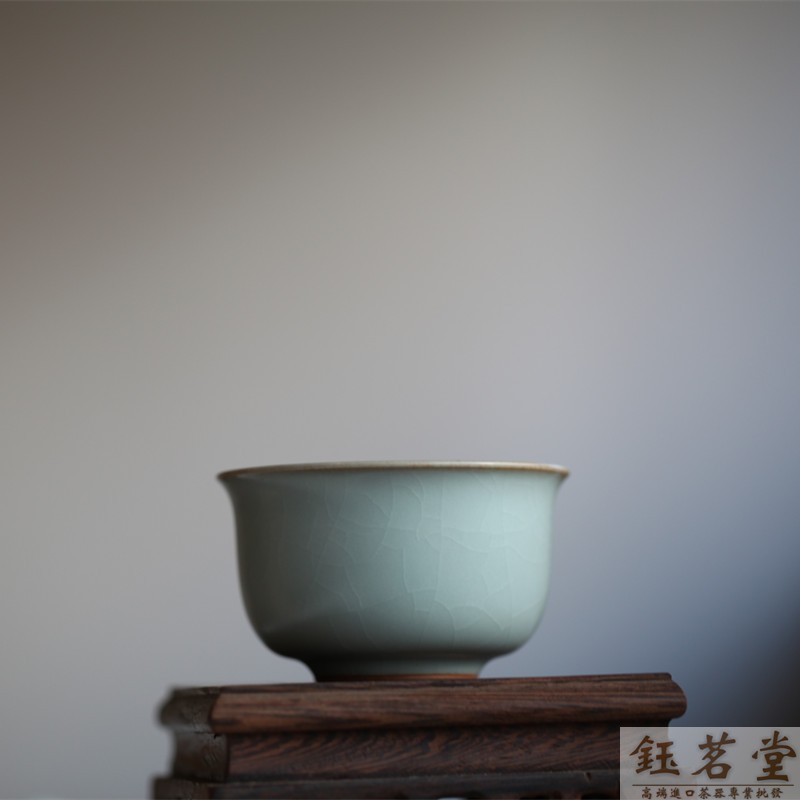 开片台湾茶具晓芳窑汝窑天吟雅杯大玛玛雅晓芳汝窑茶杯