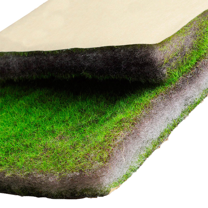 diy手工 螃蟹王国建筑模型材料沙盘配景模型草坪带毛带背胶草皮