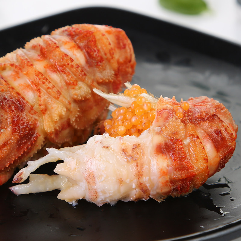 进口野生俄罗斯虾爬特大火龙龙虾小龙虾格陵兰熟冻冻虾